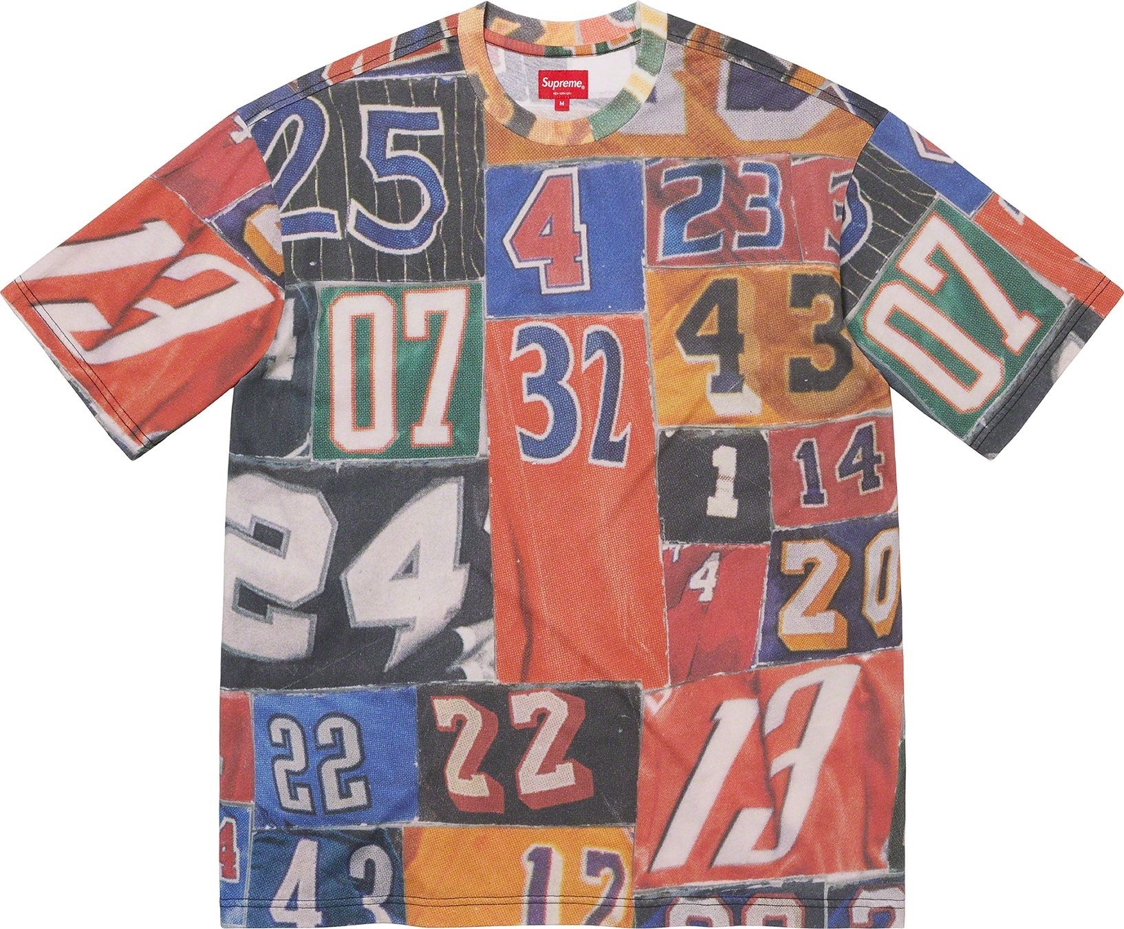 Jersey Collage S/S Top view 4